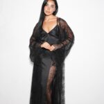 Regina Robe in black